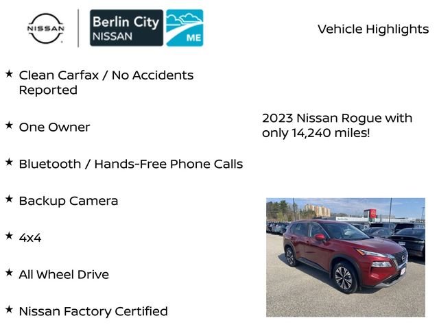 Used 2023 Red Nissan SV image 8