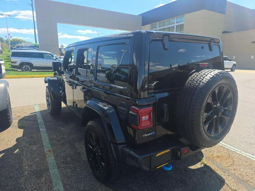 Used 2024 Black Jeep Sahara 4xe image 4