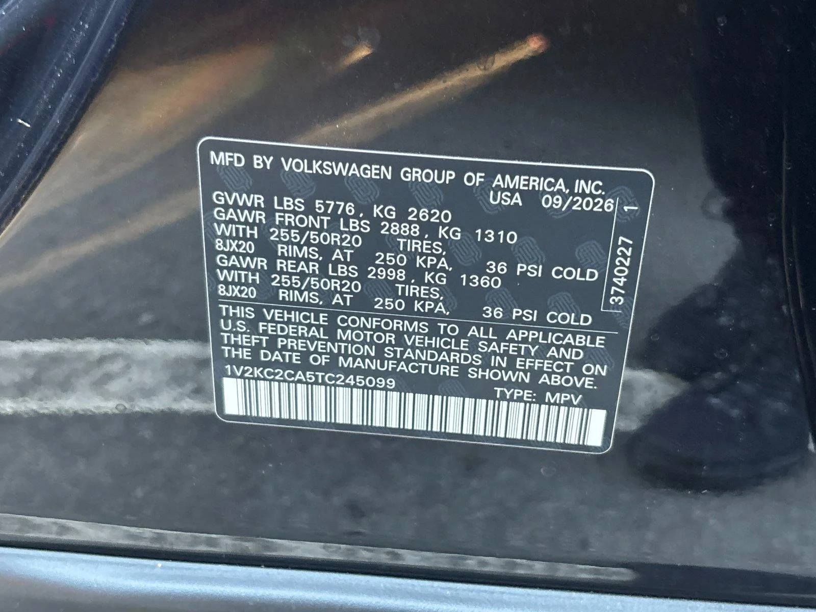 New 2026 Deep Black Pearl Volkswagen 2.0T SE w/Technology image 12