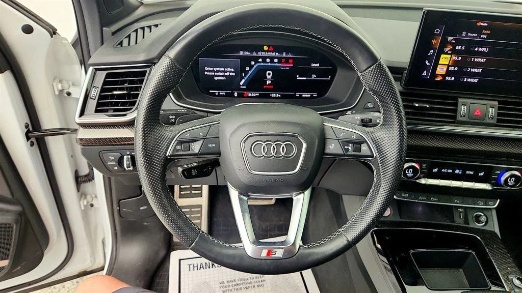 Used 2021 Glacier White Metallic Audi Premium Plus 3.0 TFSI quattro w/ Nav & B&O 3D Audio image 15