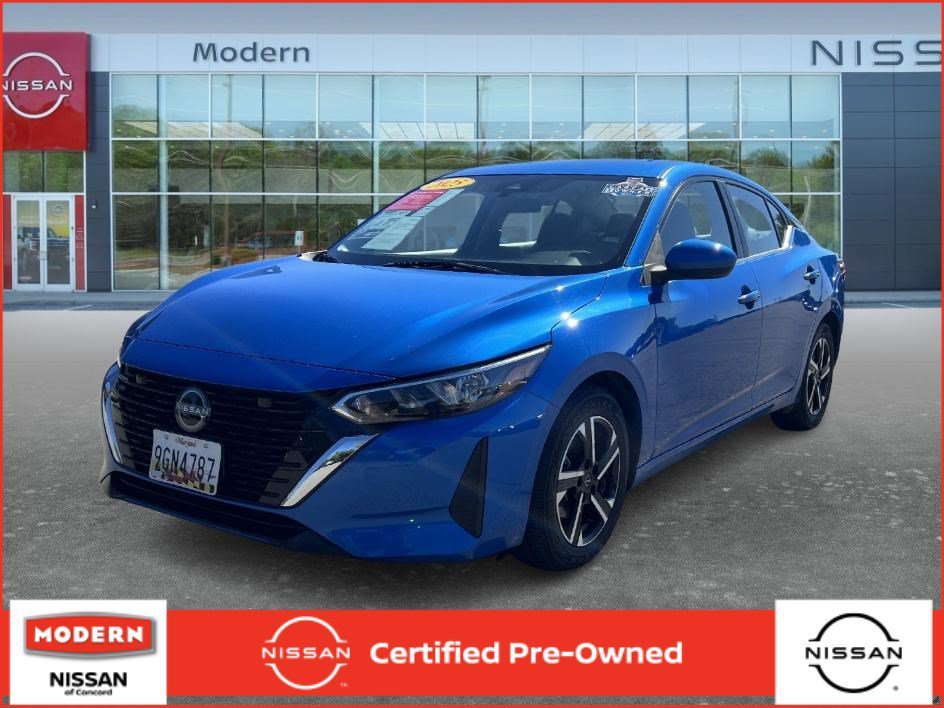 Used 2025 Electric Blue Metallic Nissan SV image 1