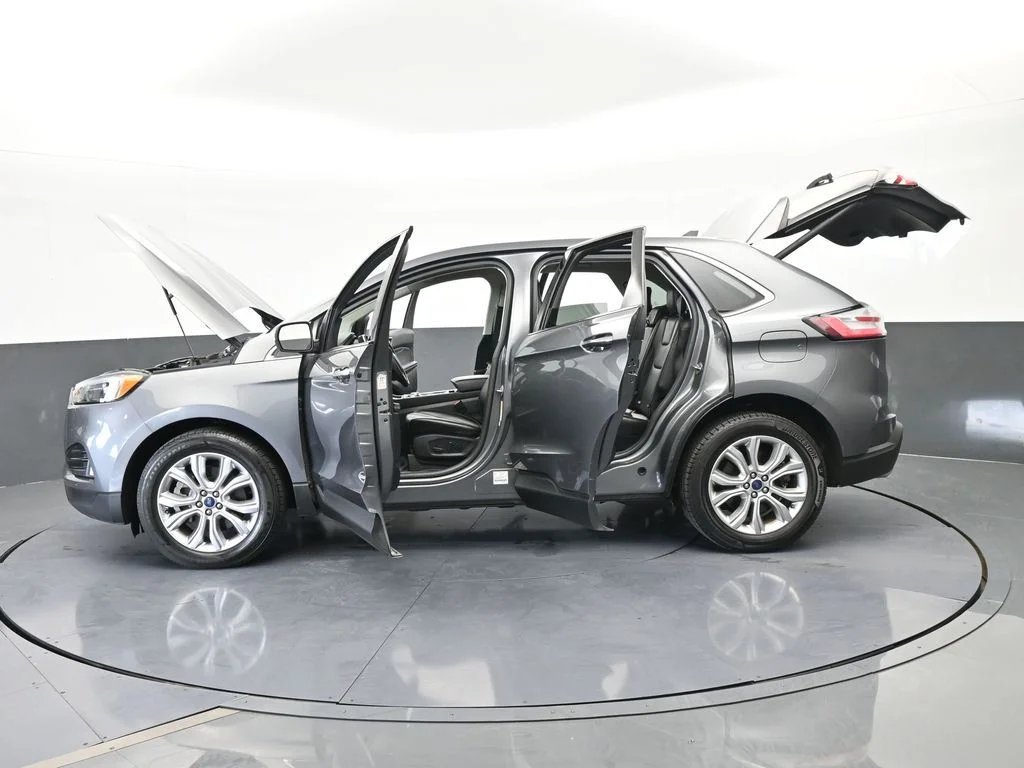 Used 2022 Gray Metallic Ford Titanium image 78