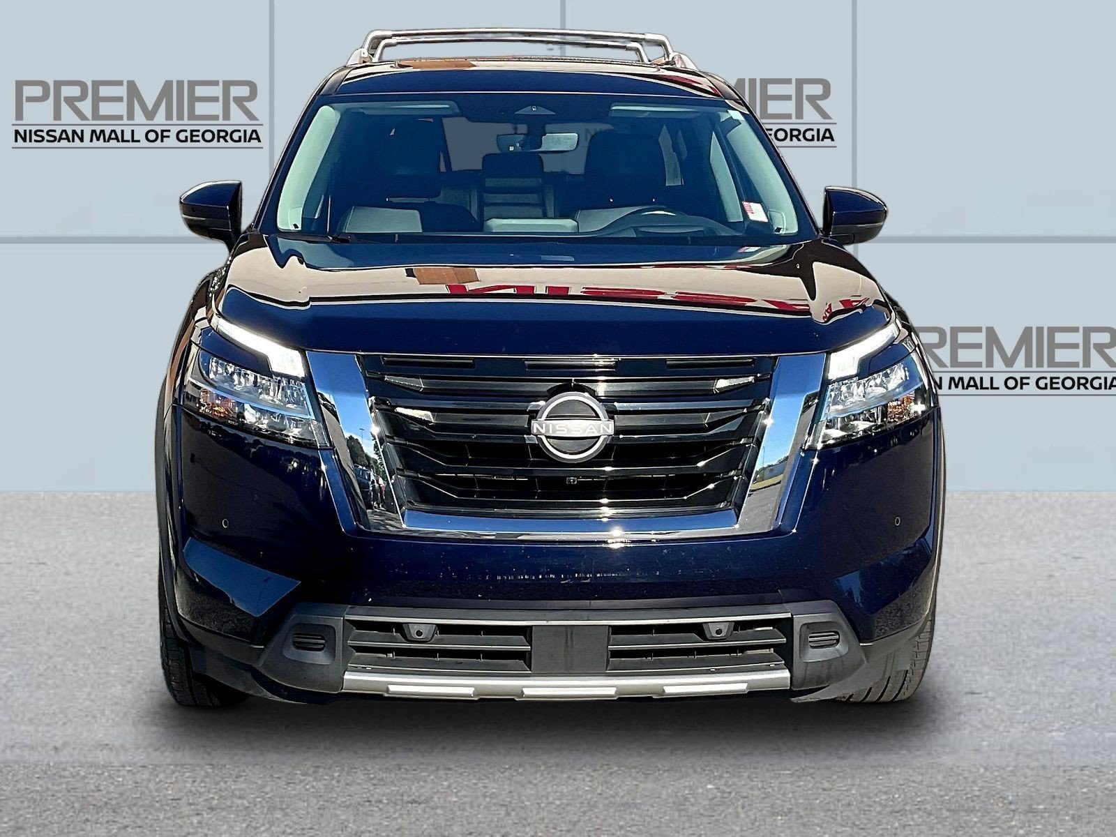 Certified Used 2023 Blue Nissan Platinum image 2