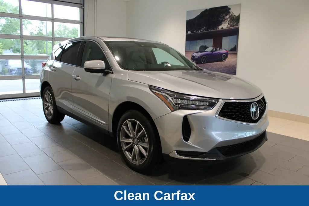 Used 2023 Lunar Silver Metallic Acura TECH image 38