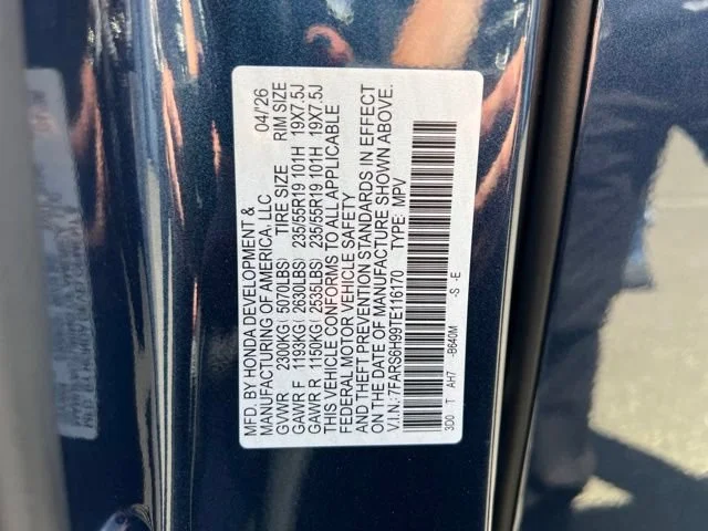 Used 2026 Canyon River Blue Metallic Honda Sport Touring image 11