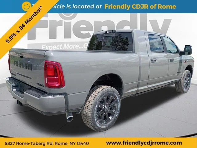 New 2026 Ceramic Gray Clear-Coat Exterior Paint RAM Laramie image 5