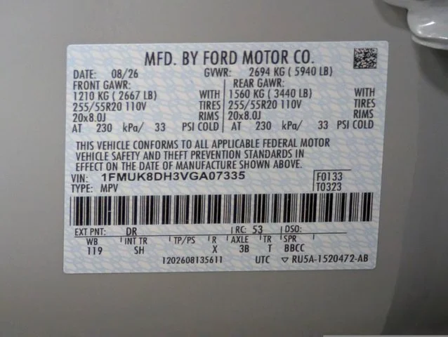 New 2027 Avalanche Gray Ford Active image 55