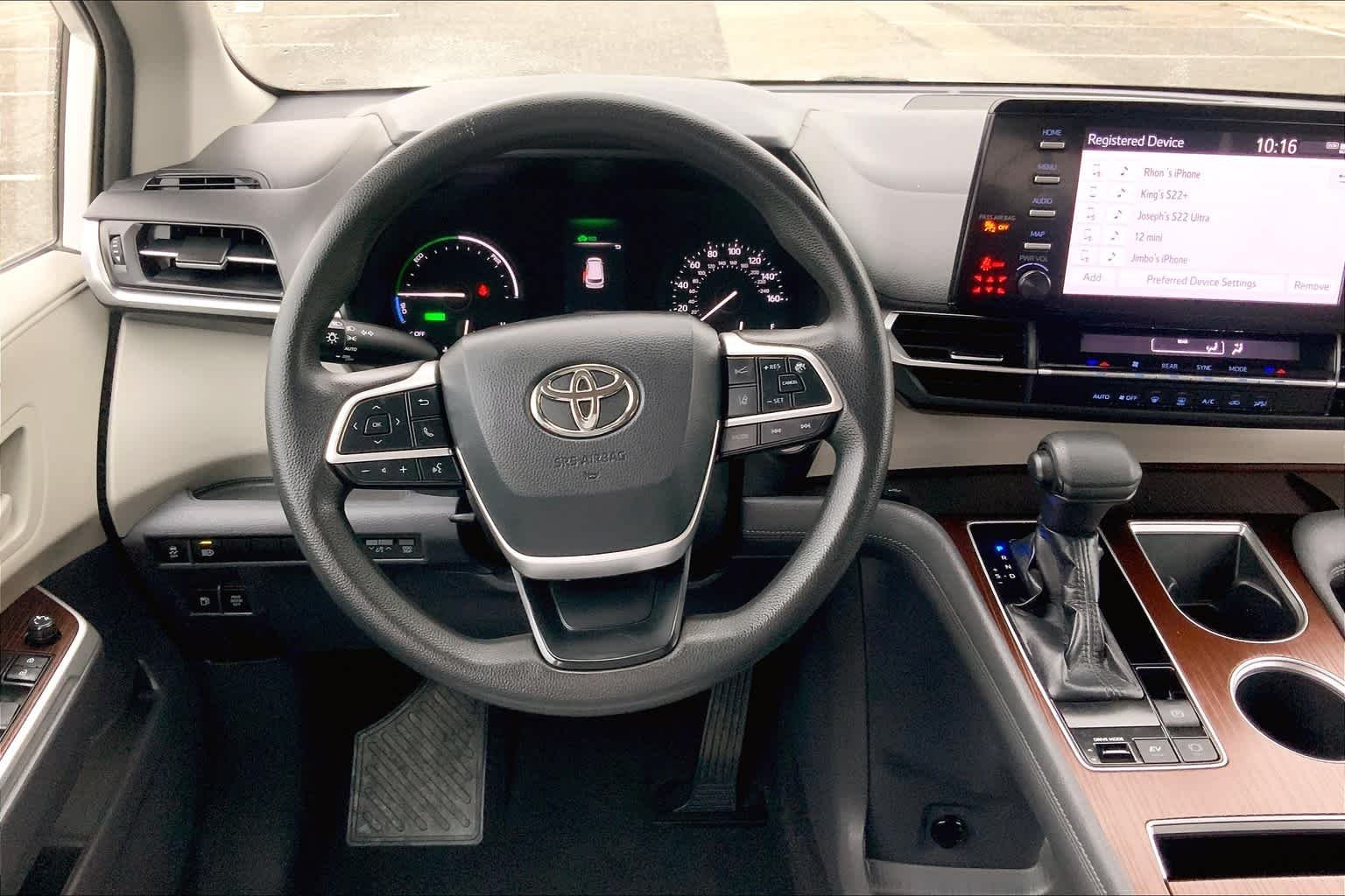 Used 2021 Super White Toyota LE image 6