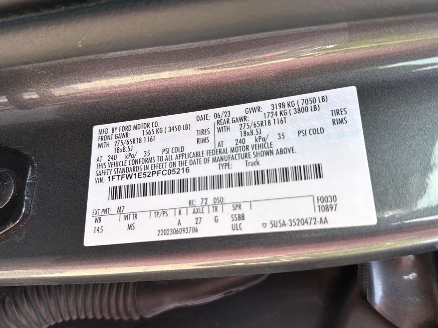 Used 2023 Carbonized Gray Ford XLT image 40
