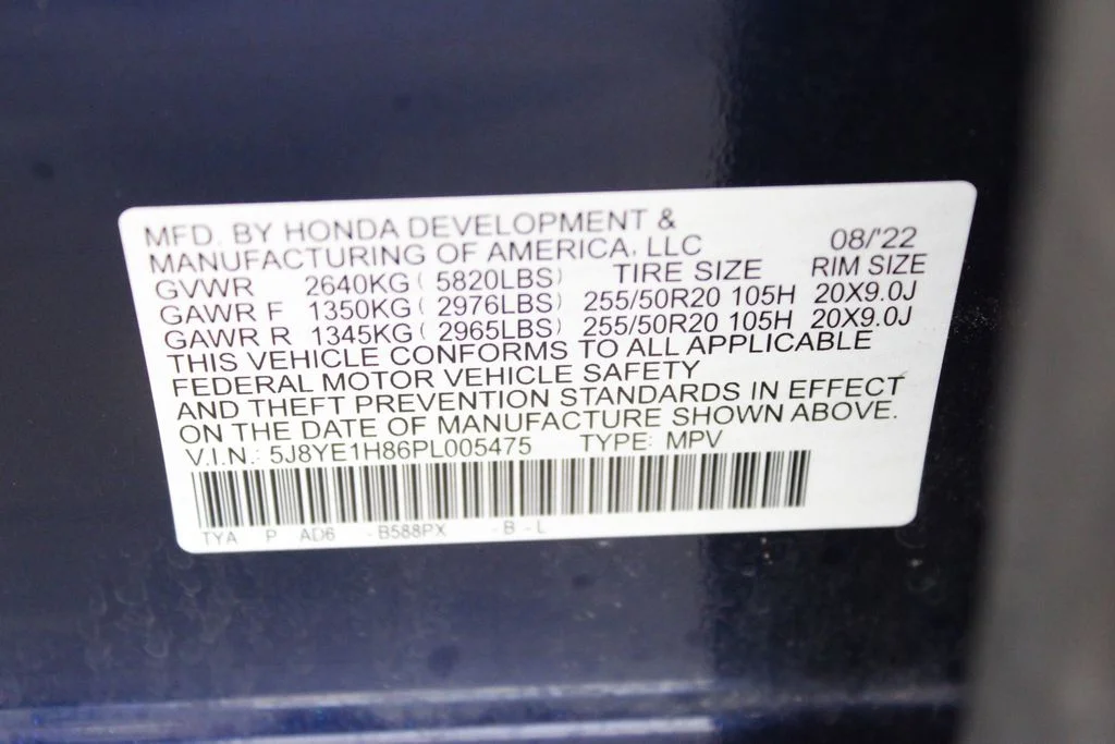 Used 2023 Fathom Blue Pearl Acura SH-AWD ADVANCE image 33