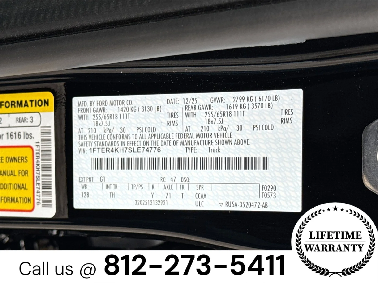 New 2025 Shadow Black Ford LARIAT® image 31