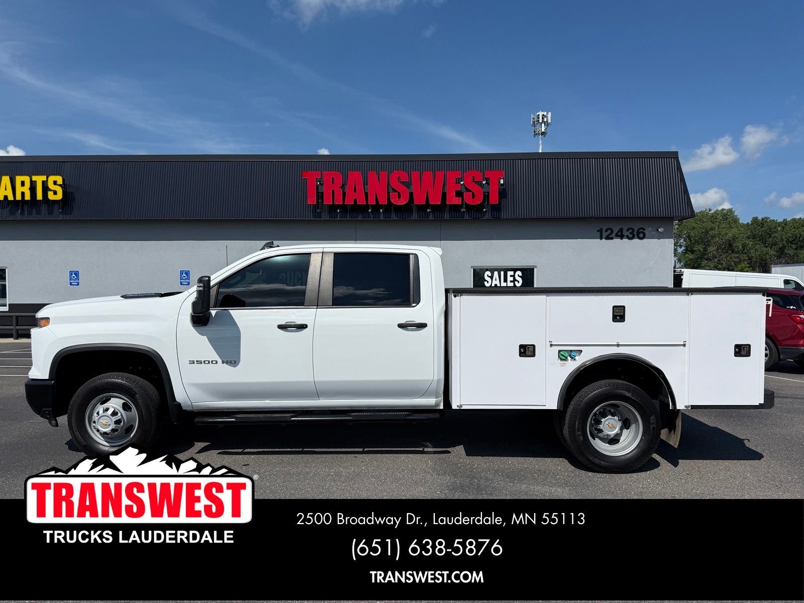 Used 2025 Chevrolet Silverado 3500HD Work Truck with VIN 1GC4KSEY2SF220861 for sale in Minneapolis, Minnesota
