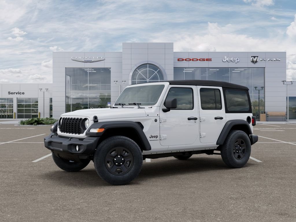 New 2026 Bright White Clearcoat Jeep Sport image 2
