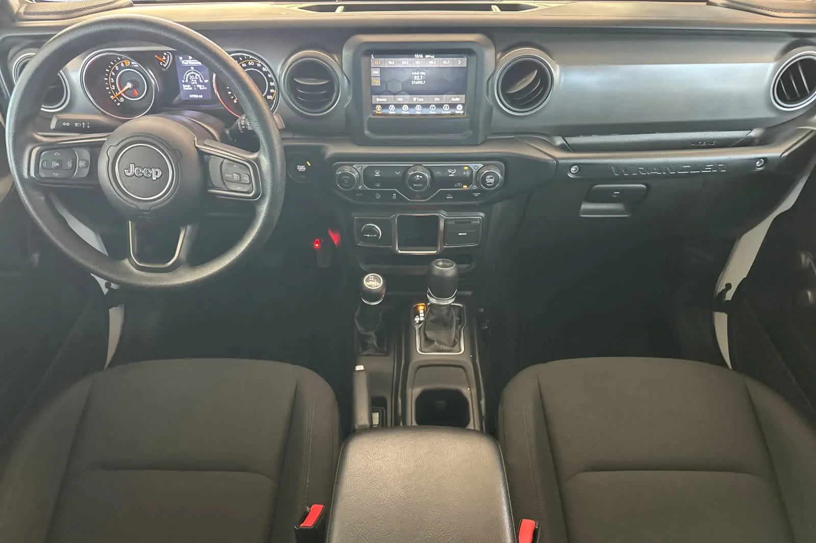Used 2022 Bright White Clearcoat Jeep Sport image 12