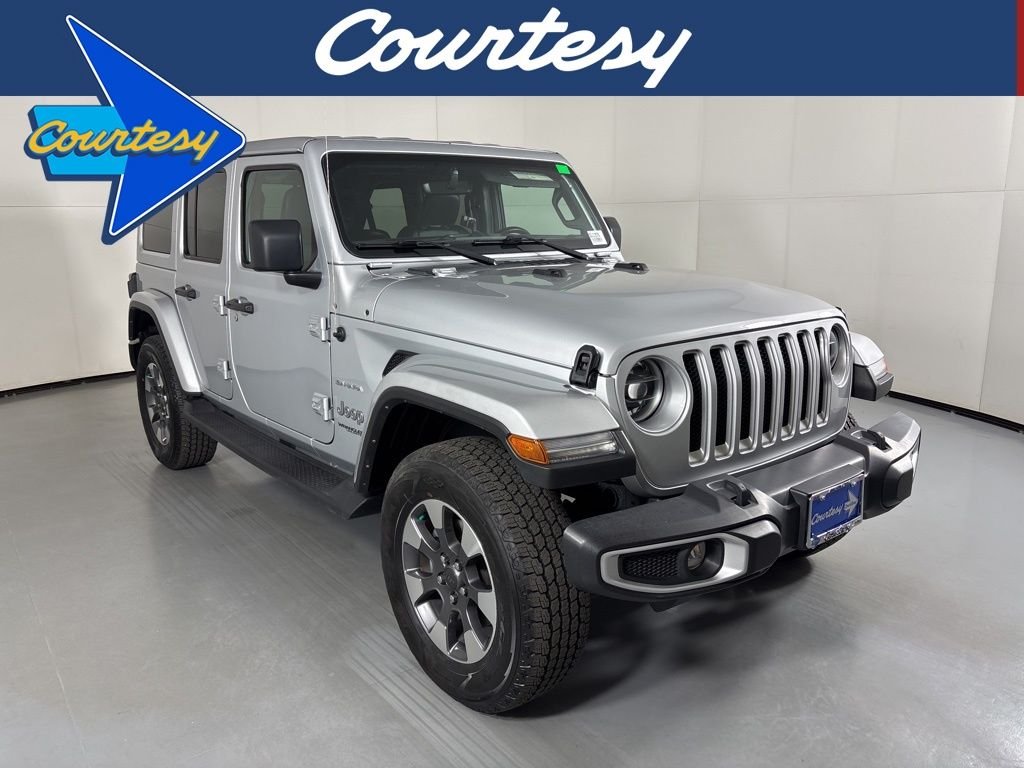 Used 2022 Silver Jeep Unlimited Sahara image 1