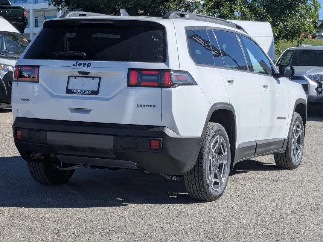 New 2026 White Jeep Limited - - Panoramic Sunroof - Leatherette Seats - Power Liftgate - Wireless Charge & More! image 8