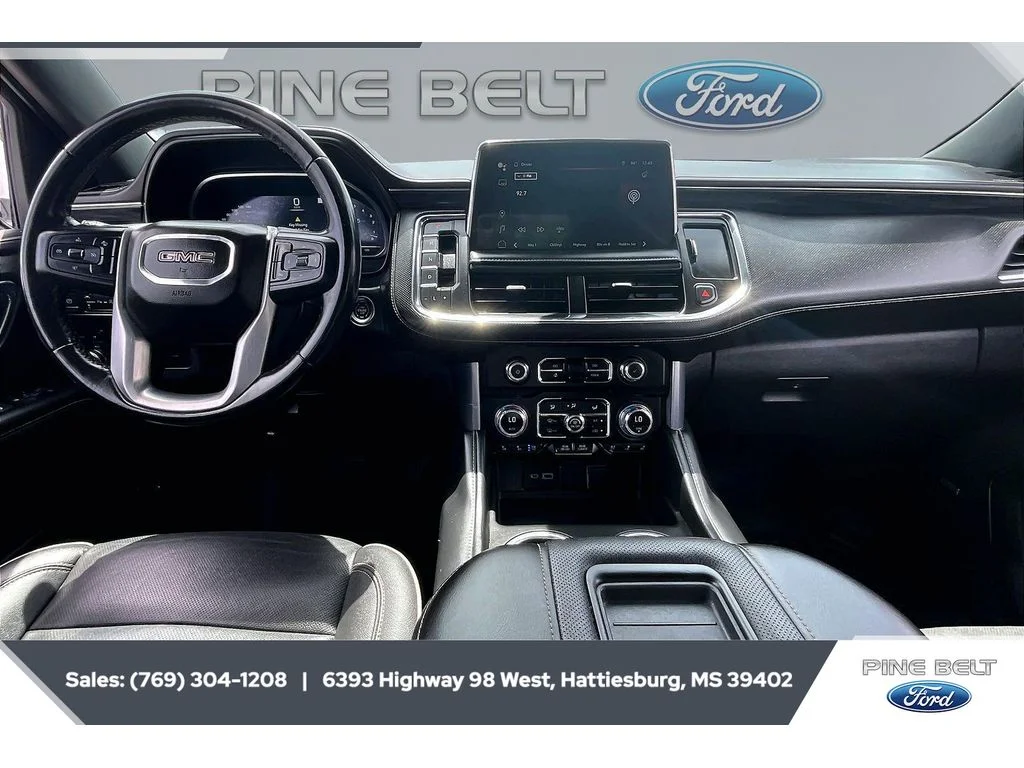 Used 2023 White Frost Tricoat GMC SLT image 13