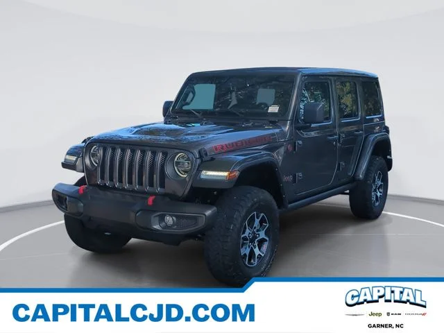 Used 2022 Gray Jeep Unlimited Rubicon image 1