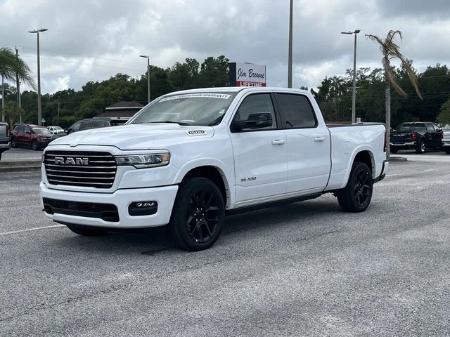 New 2026 Bright White Clear-Coat Exterior Paint RAM Laramie image 8