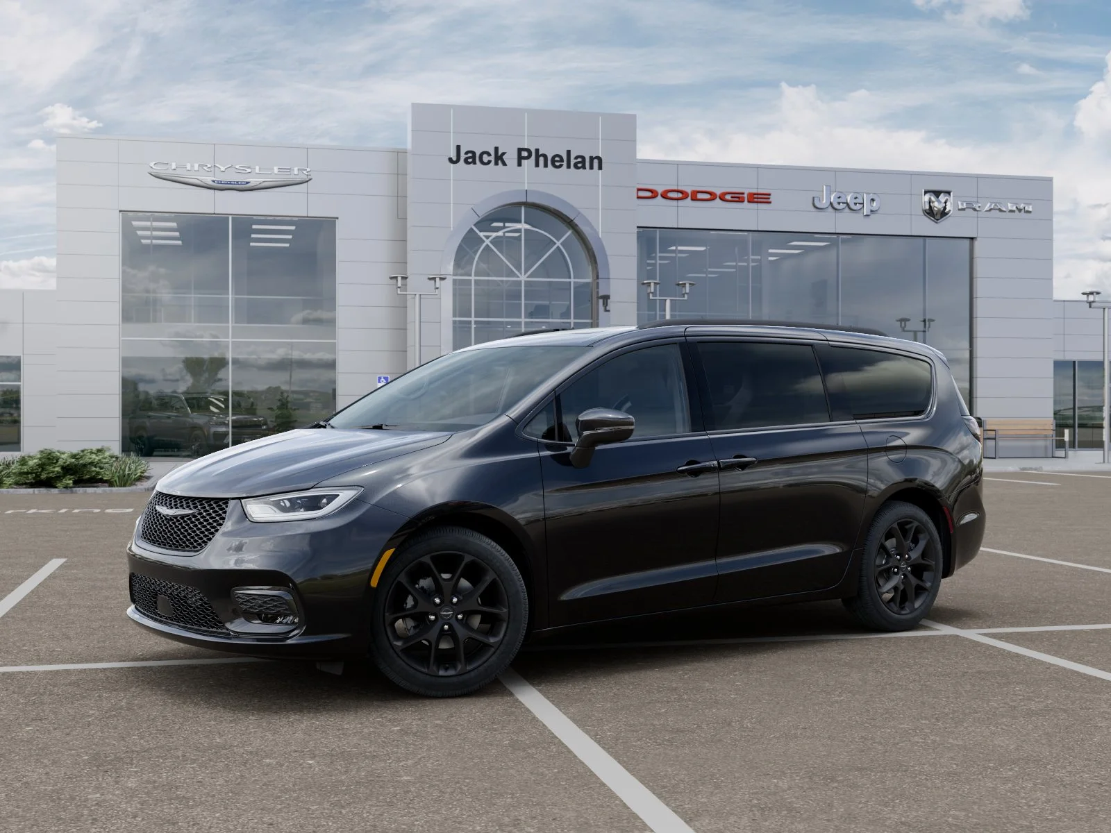 New 2026 Diamond Black Crystal Pearl-Coat Exterior Paint Chrysler Limited image 2