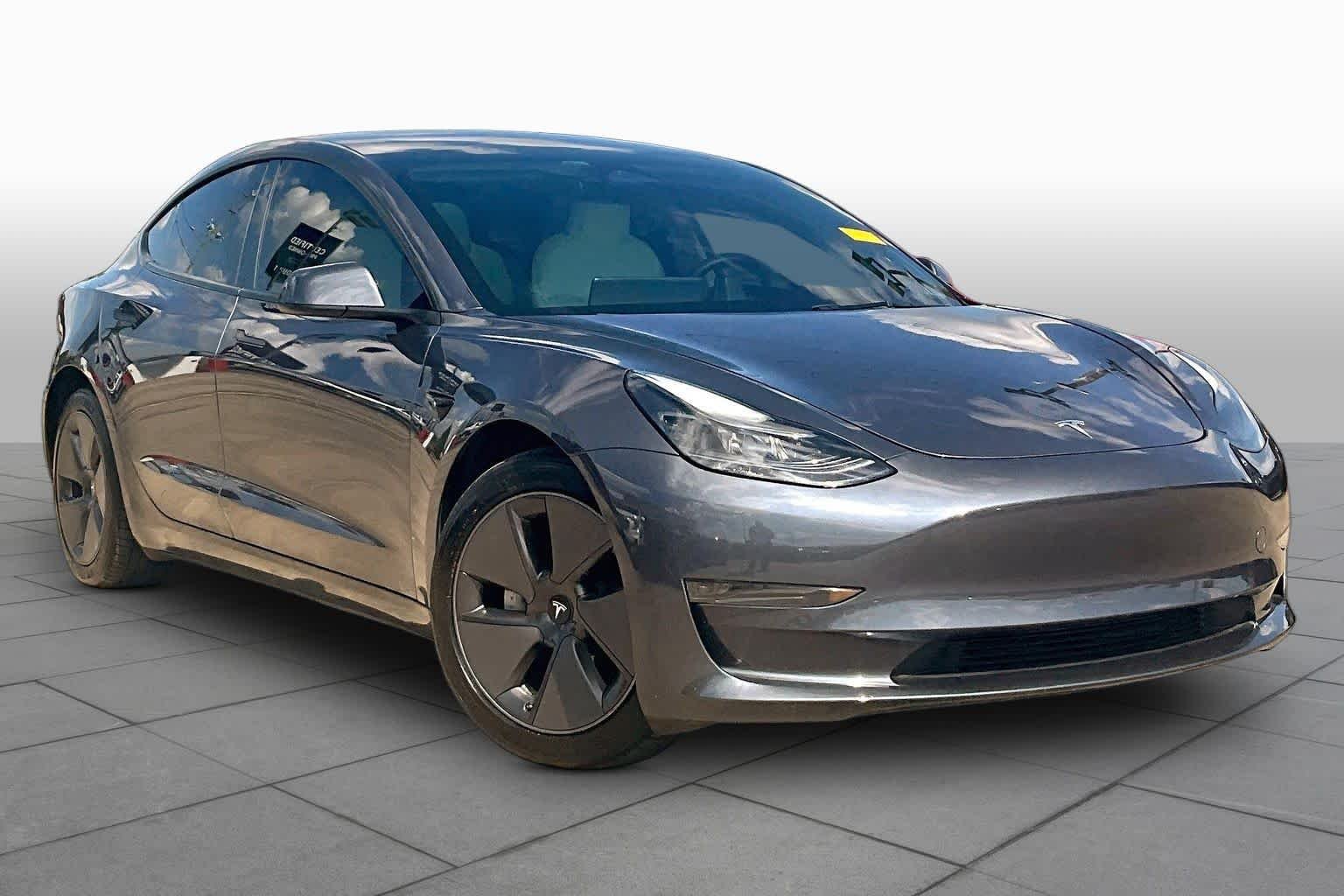 Used 2023 Tesla Model 3 Base with VIN 5YJ3E1EAXPF512950 for sale in Houston, TX
