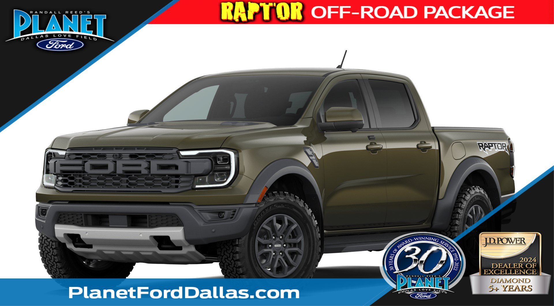 New 2026 Shelter Green Ford Raptor image 1