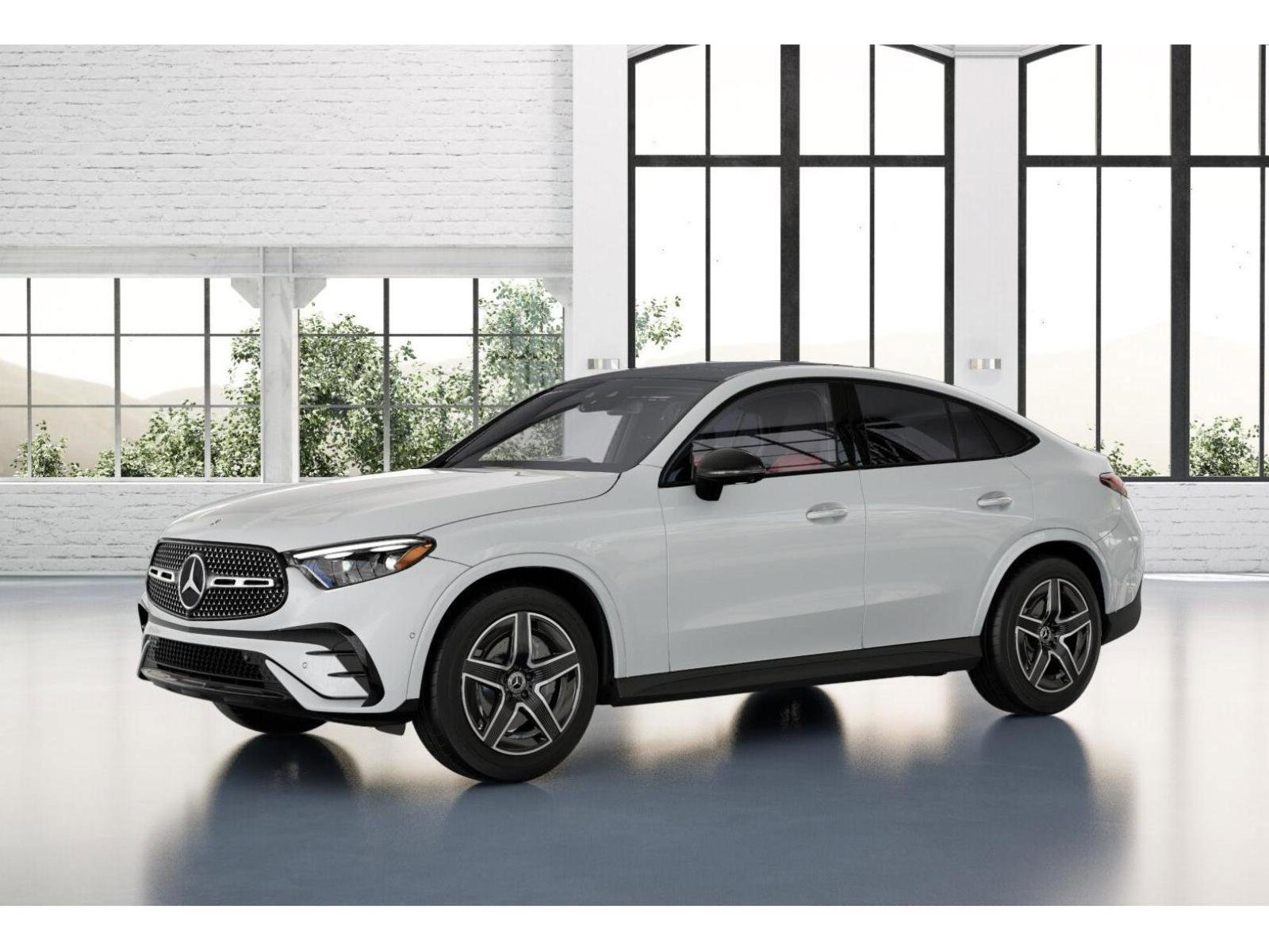 New 2026 MANUFAKTUR Moonlight White Metallic Mercedes-Benz GLC 300 4MATIC® Coupe image 38