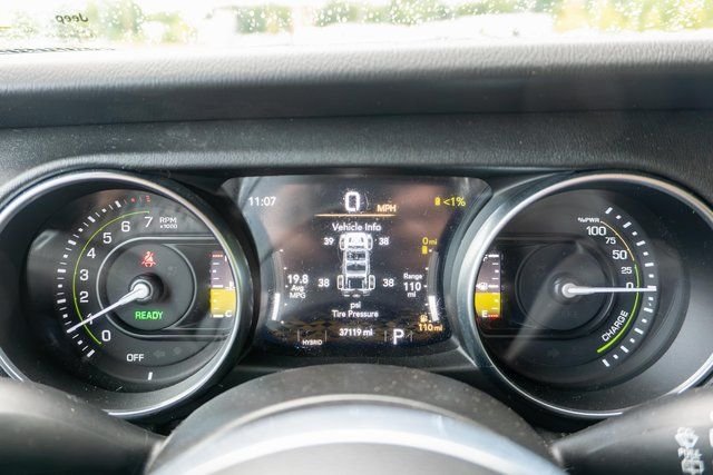 Used 2023 Yellow Jeep Sahara 4xe image 23