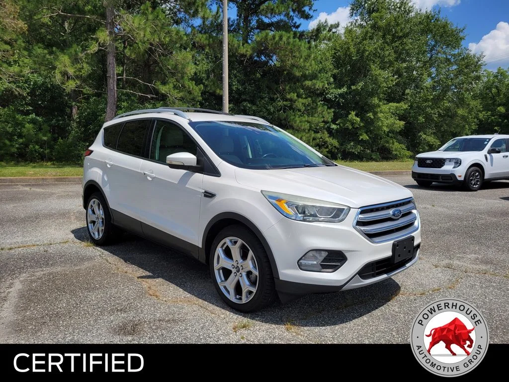 Used 2017 White Ford Titanium image 9