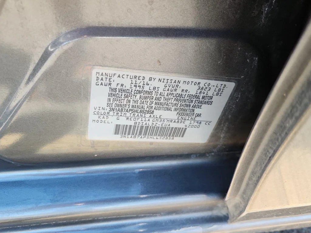Used 2017 Gun Metallic Nissan SV image 18