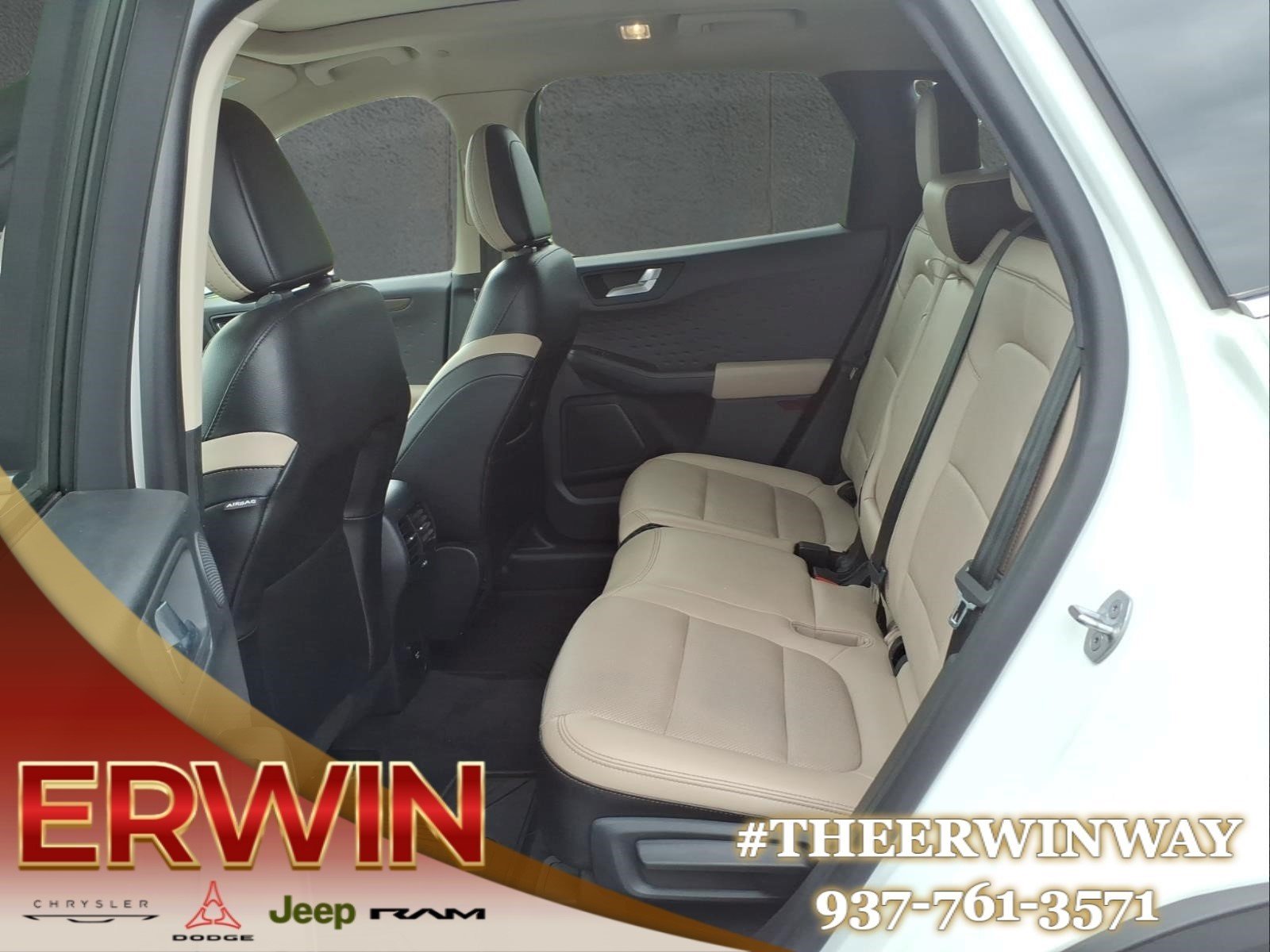Used 2020 Star White Metallic Tri-Coat Ford Titanium image 25