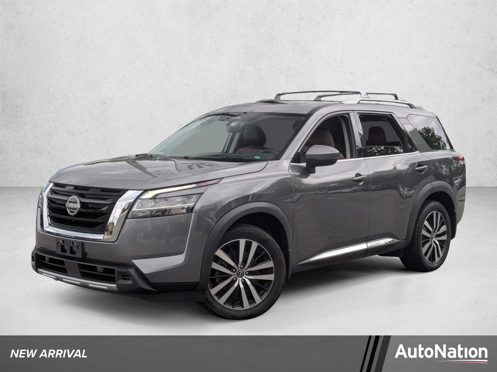 Used 2023 Gun Metallic Nissan Platinum image 1