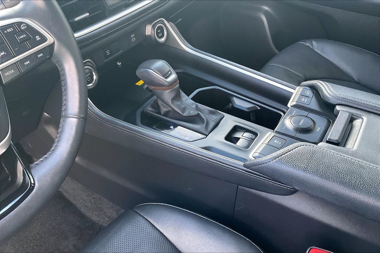 Used 2025 Midnight Black Metallic Toyota Hybrid Nightshade Edition image 17