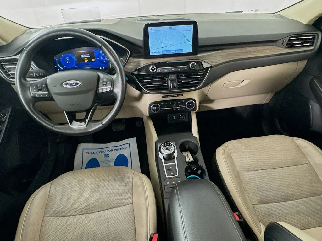 Used 2020 White Metallic Ford Titanium image 28