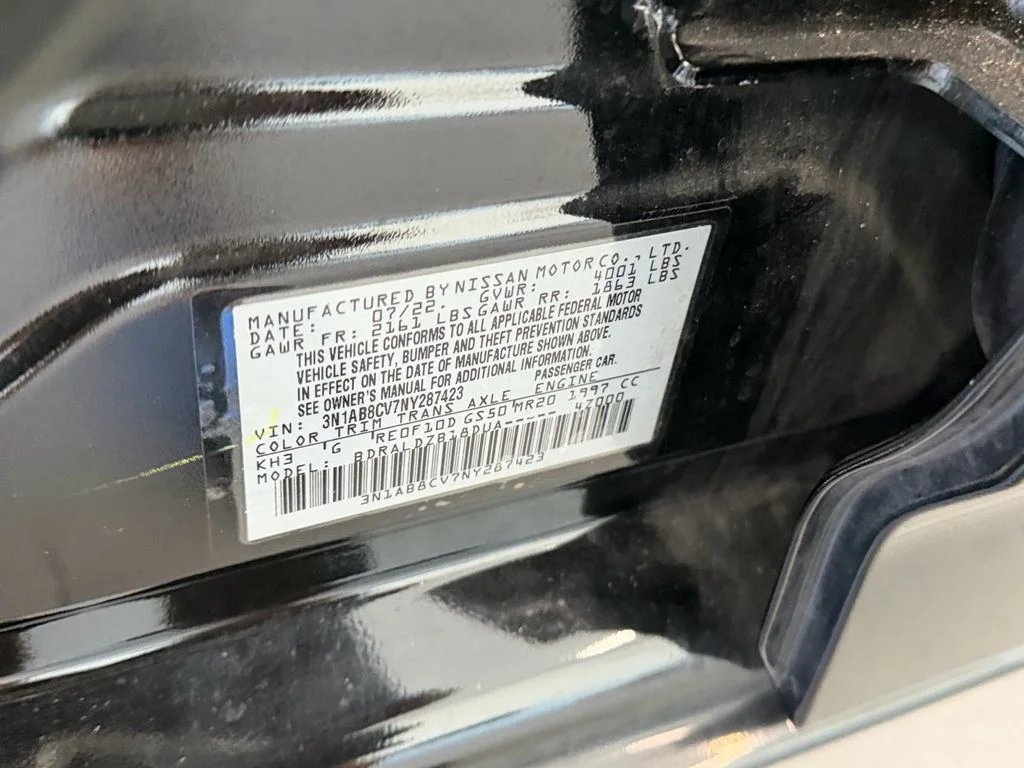 Used 2022 Black Nissan SV image 18