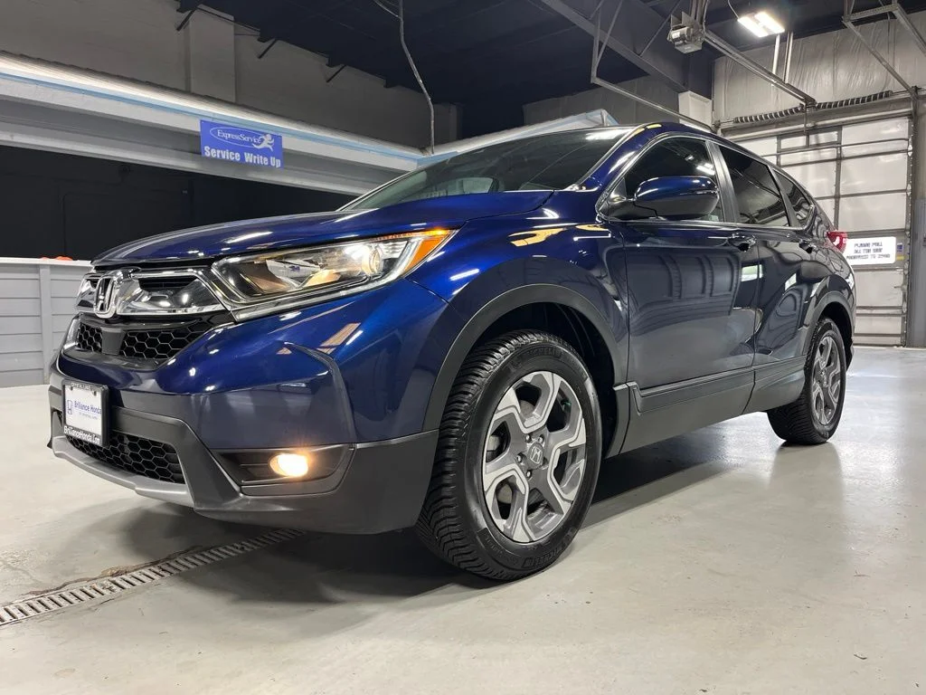 Certified Used 2019 Obsidian Blue Pearl Honda EX image 3