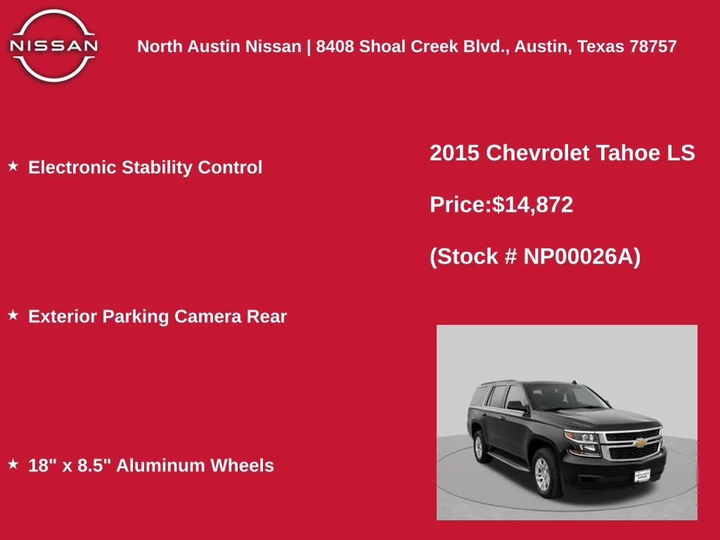 Used 2015 Black Chevrolet LS image 2