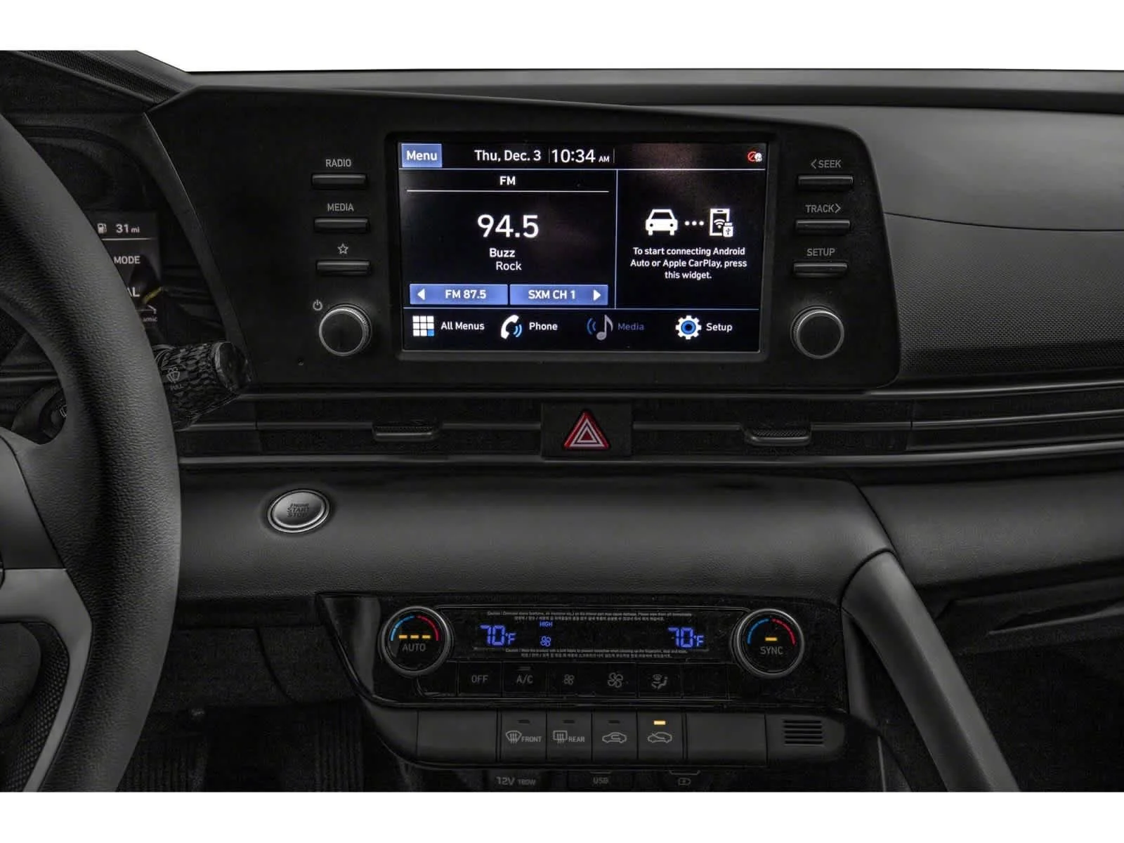 Used 2022 PHANTOM BLACK Hyundai SEL image 7