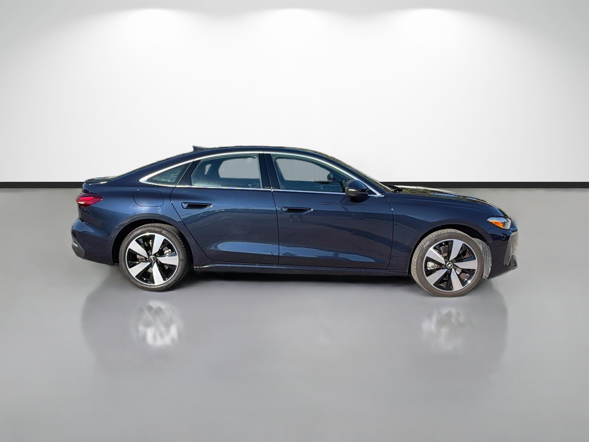 Certified Used 2025 Blue Metallic Audi Premium image 2