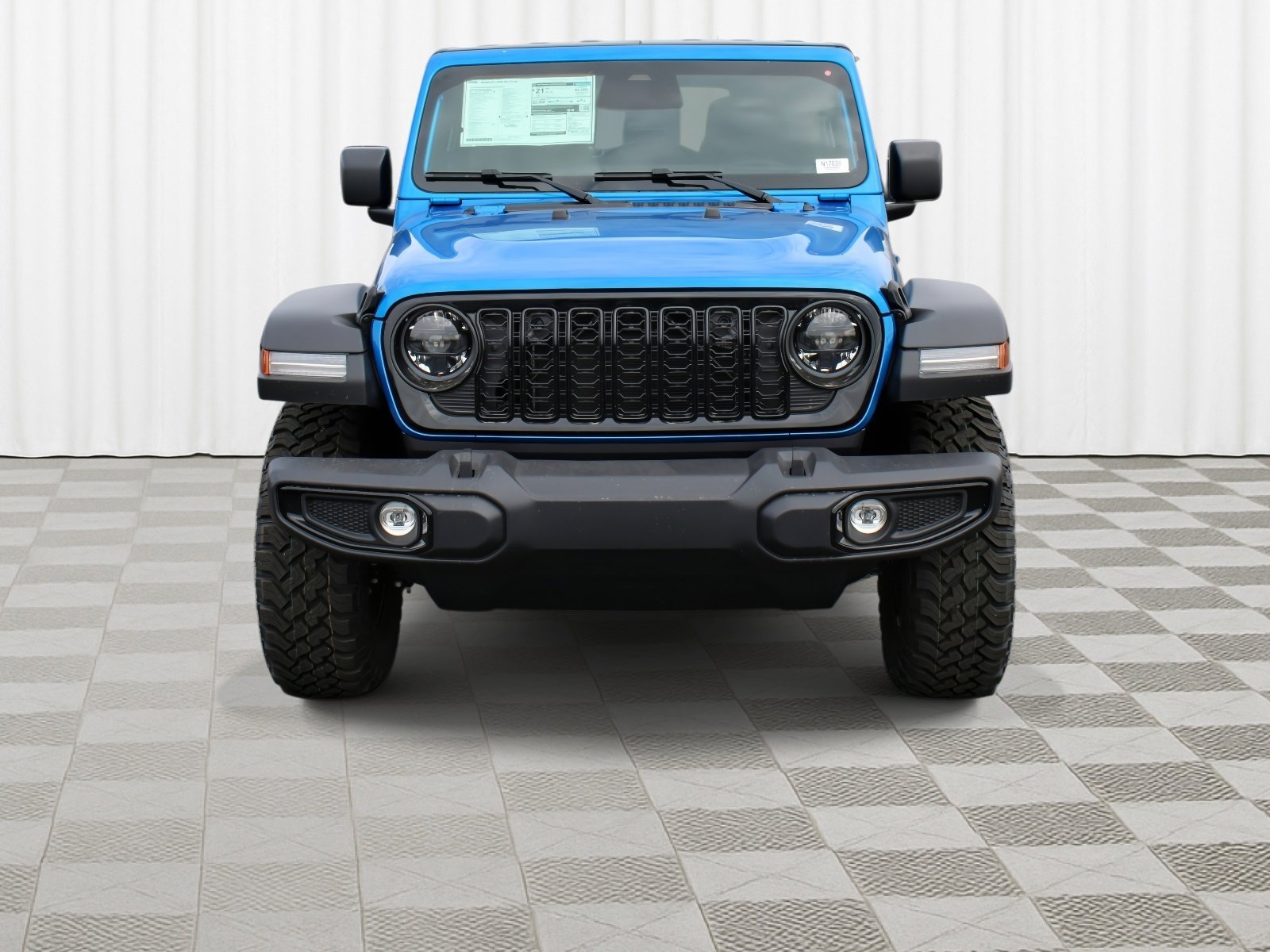 New 2026 Hydro Blue Pearl-Coat Exterior Paint Jeep Willys image 29