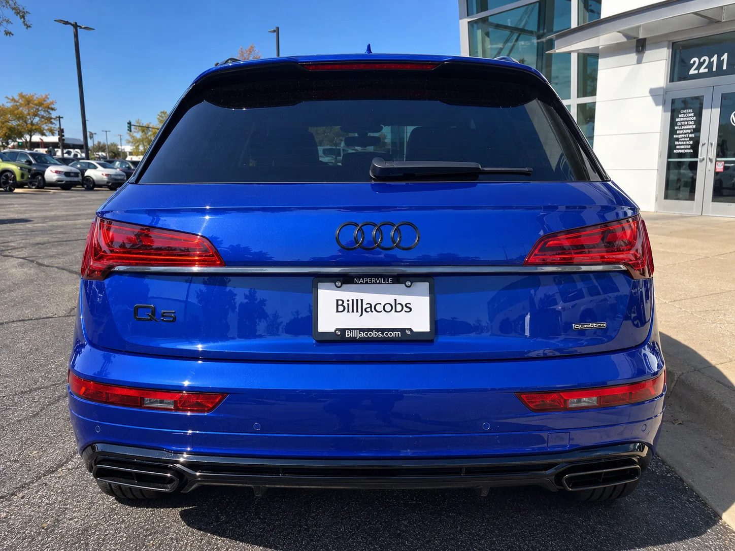 Used 2024 Blue Metallic Audi 55 Prestige image 4