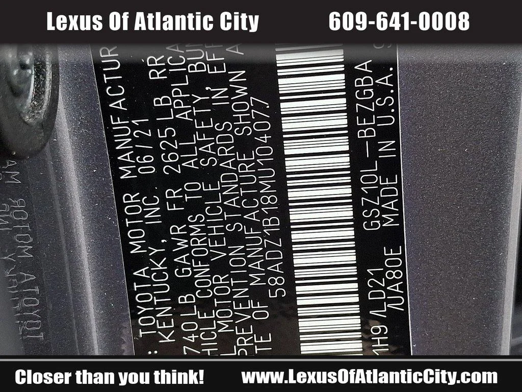 Certified Used 2021 Nebula Gray Pearl Lexus ES 350 image 28