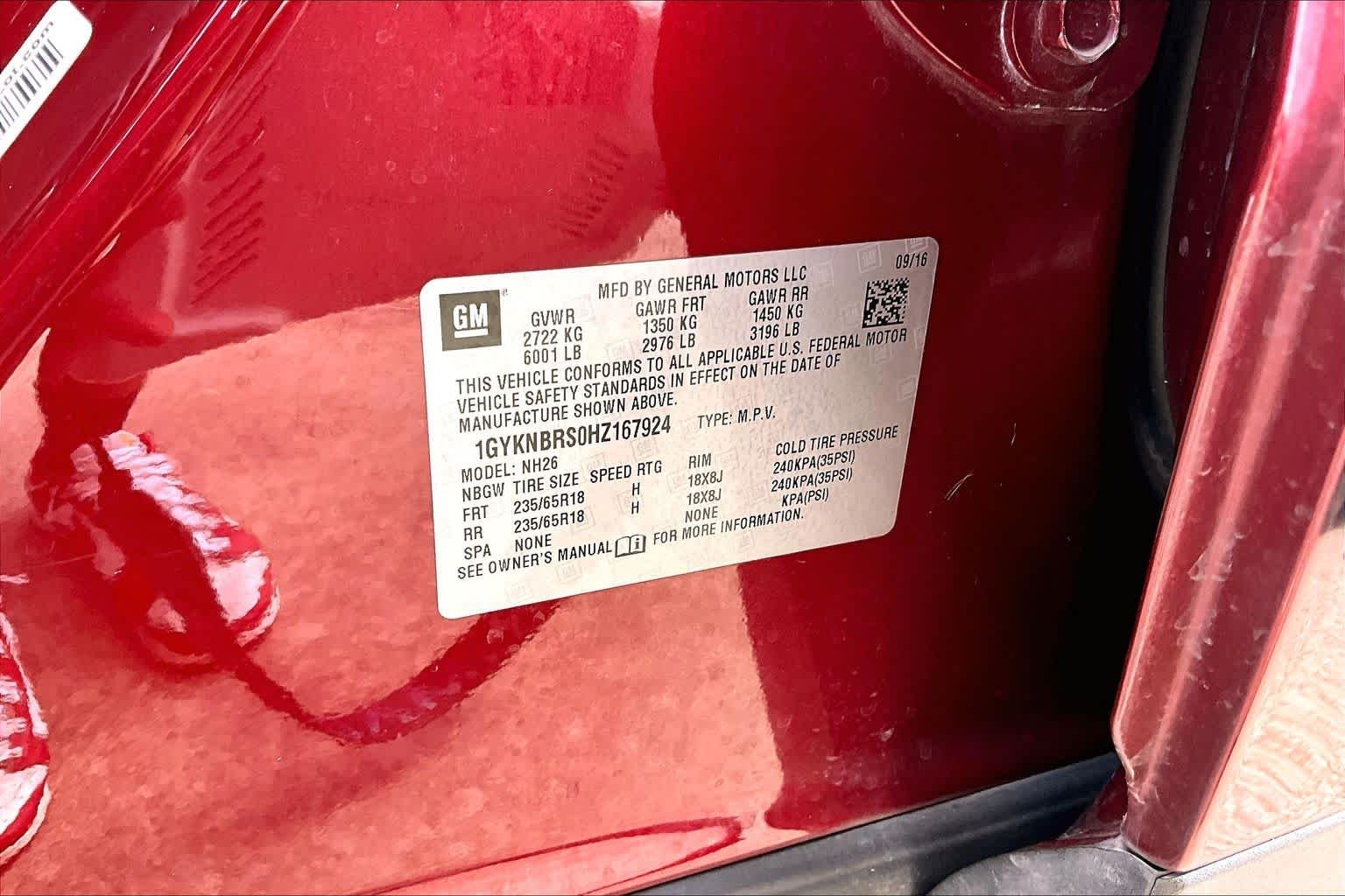Used 2017 Red Passion Tintcoat Cadillac Luxury FWD image 35