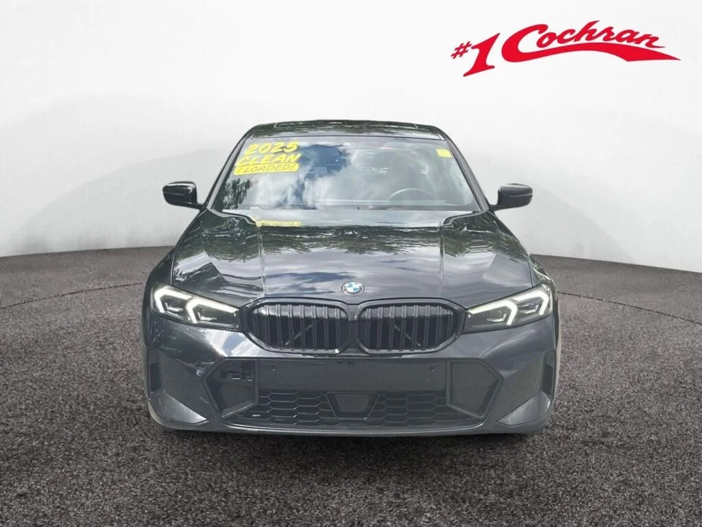 Certified Used 2025 Black Sapphire Metallic BMW 330i xDrive image 12