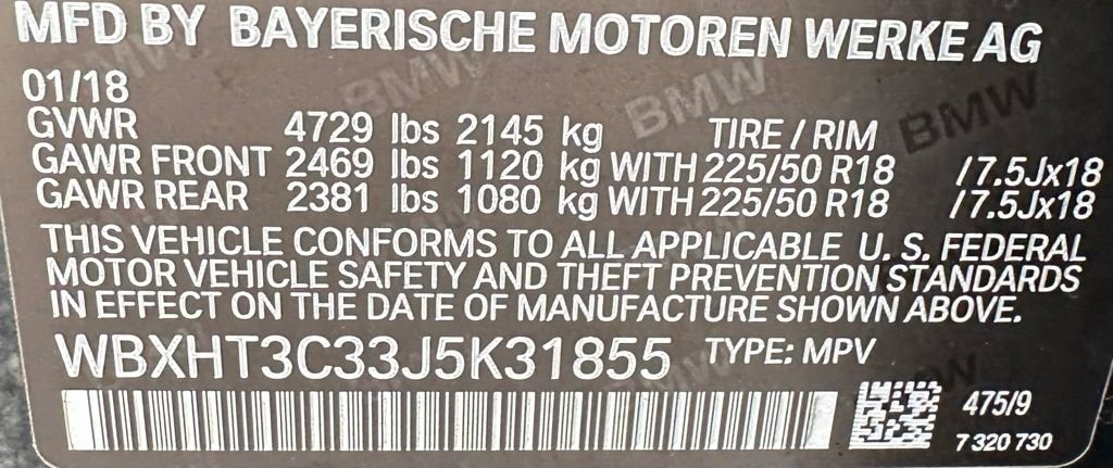 Used 2018 Black Sapphire Metallic BMW xDrive28i image 42