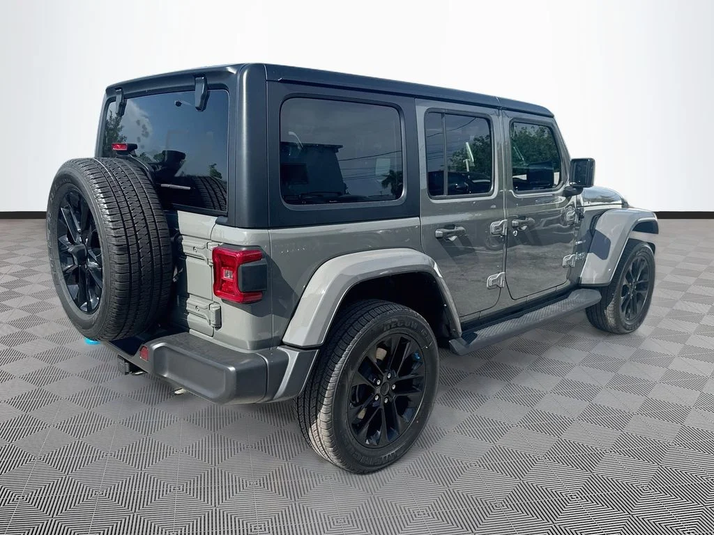 Used 2023 Gray Jeep Sahara 4xe image 6