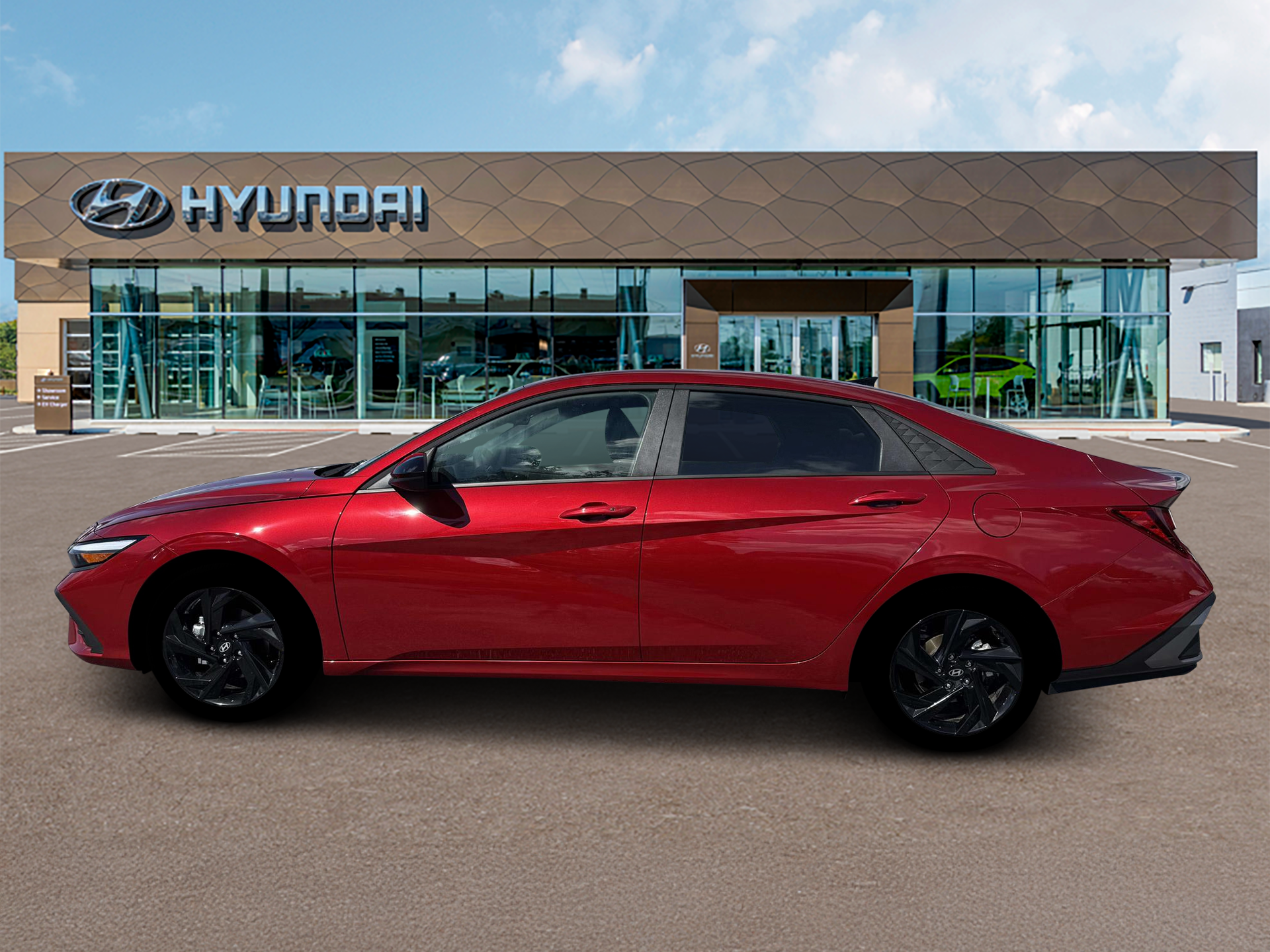 New 2026 Red Hyundai SEL Sport image 3