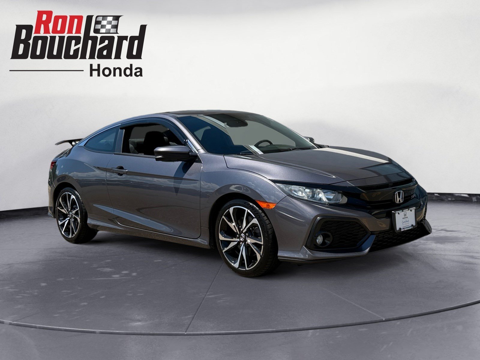 Gray (Modern Steel Metallic) 2018 Honda Civic Coupe Coupe Front-Wheel Drive