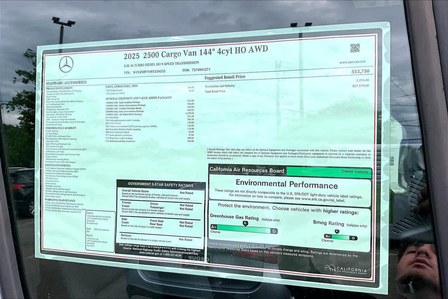2025 Mercedes-Benz Sprinter Cargo Van Base - Photo 17