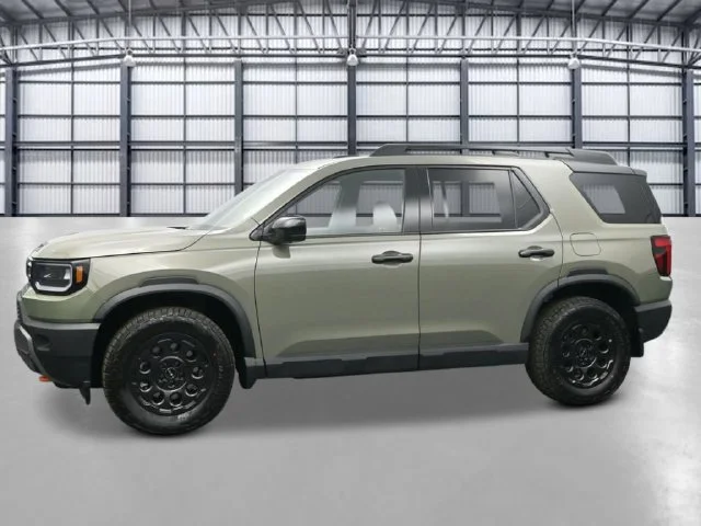 New 2026 Ash Green Metallic Honda TrailSport Blackout Elite image 2